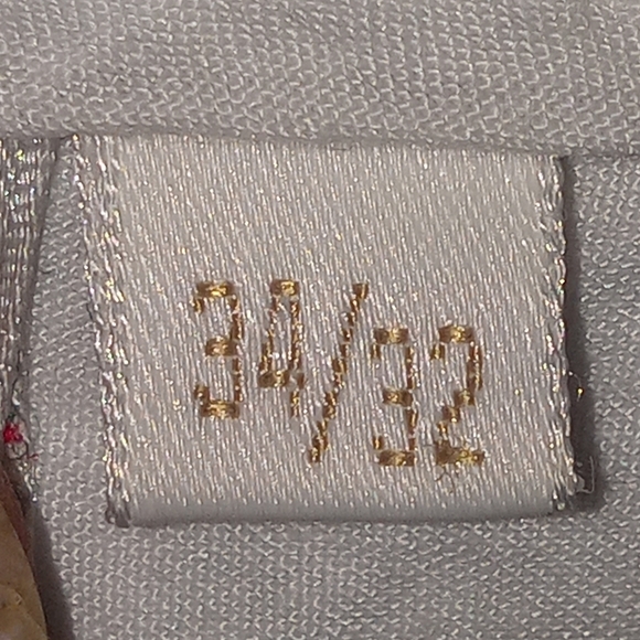 Perry Ellis Vtg Mens Chinos Size 34/32. Beige Zip up.  💯 Percent cotton. - Picture 2 of 3